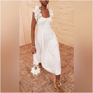 Ulla Johnson Rissa Dress in Sand 10